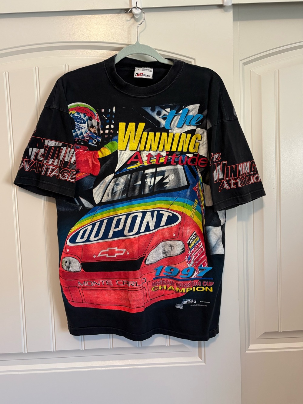 vintage 1997 Jeff Gordon DuPont NASCAR champion shirt men’s large